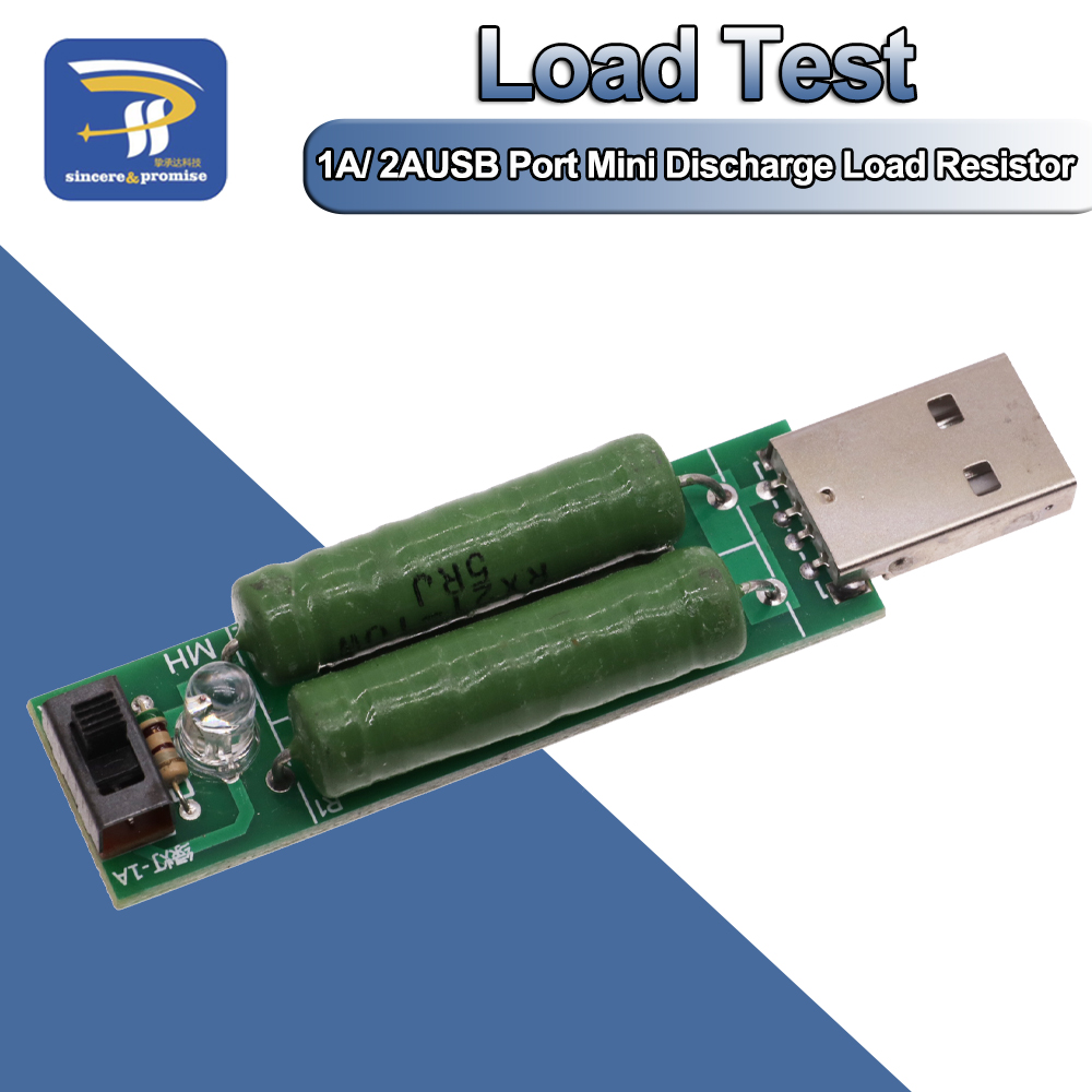 Logic Analyzer Usb - พอร์ต USB Mini Discharge โหลดตัวต้านทานดิจิตอลแรงดันไฟฟ้า Meter