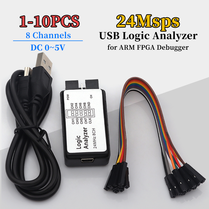 Logic Analyzer Usb - เครื่องวิเคราะห์ลอจิก USB สำหรับไมโครคอนโทรลเลอร์ ARM FPGA ดีบักเกอร์