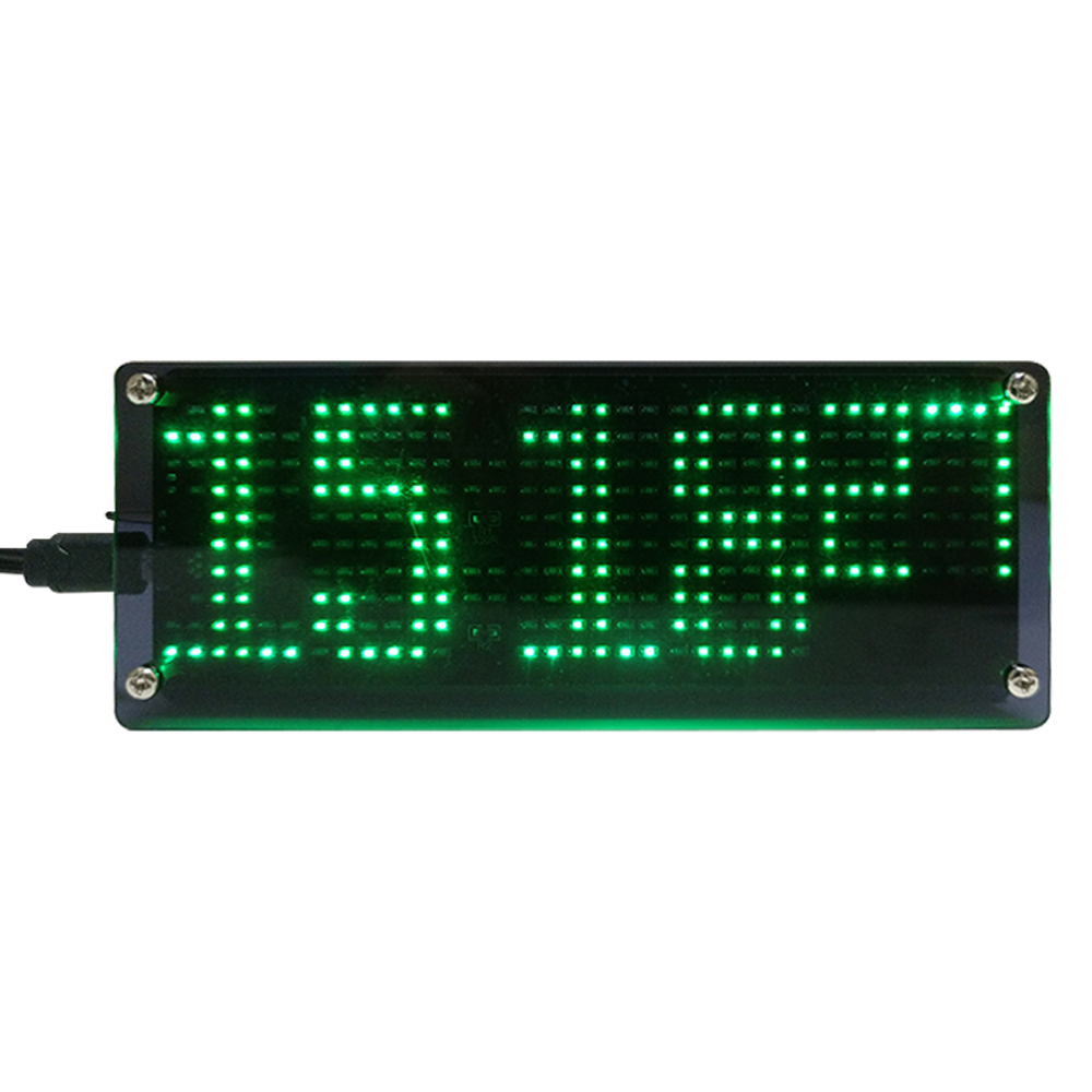 DIY Digital Dot Matrix นาฬิกาช - Diy Electronics Learning Kit บทวิจารณ์และราคา