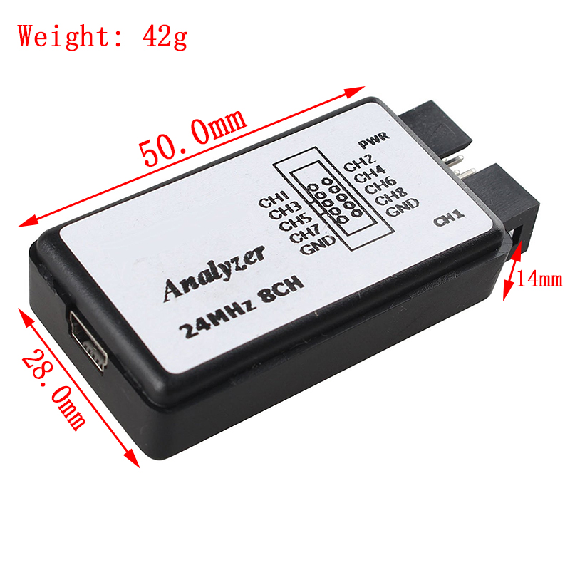 เครื่องวิเคราะห์สัญญาณลอจิกแบบ - Logic Analyzer Usb บทวิจารณ์และราคา