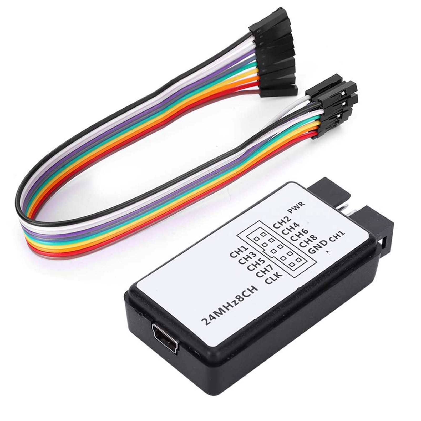 เครื่องวิเคราะห์ลอจิก 24MHz ชุ - Logic Analyzer Usb บทวิจารณ์และราคา