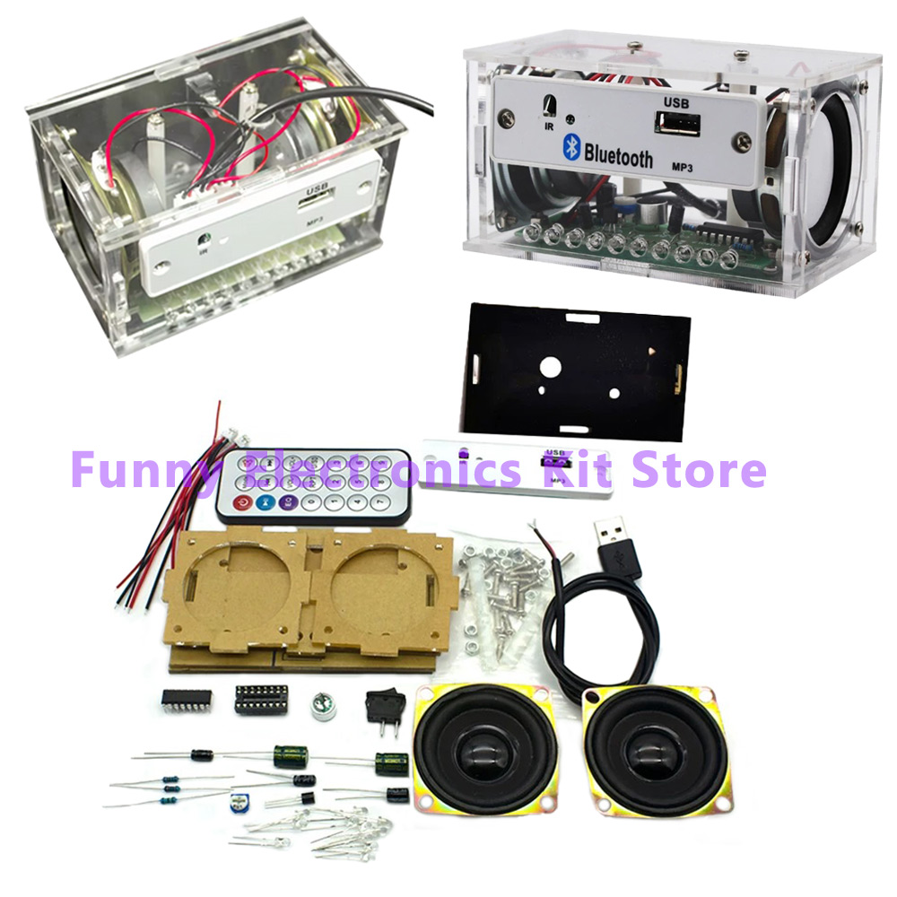 ชุดลำโพงบลูทูธ DIY สีขาว ชุดอุ - Diy Electronics Learning Kit บทวิจารณ์และราคา