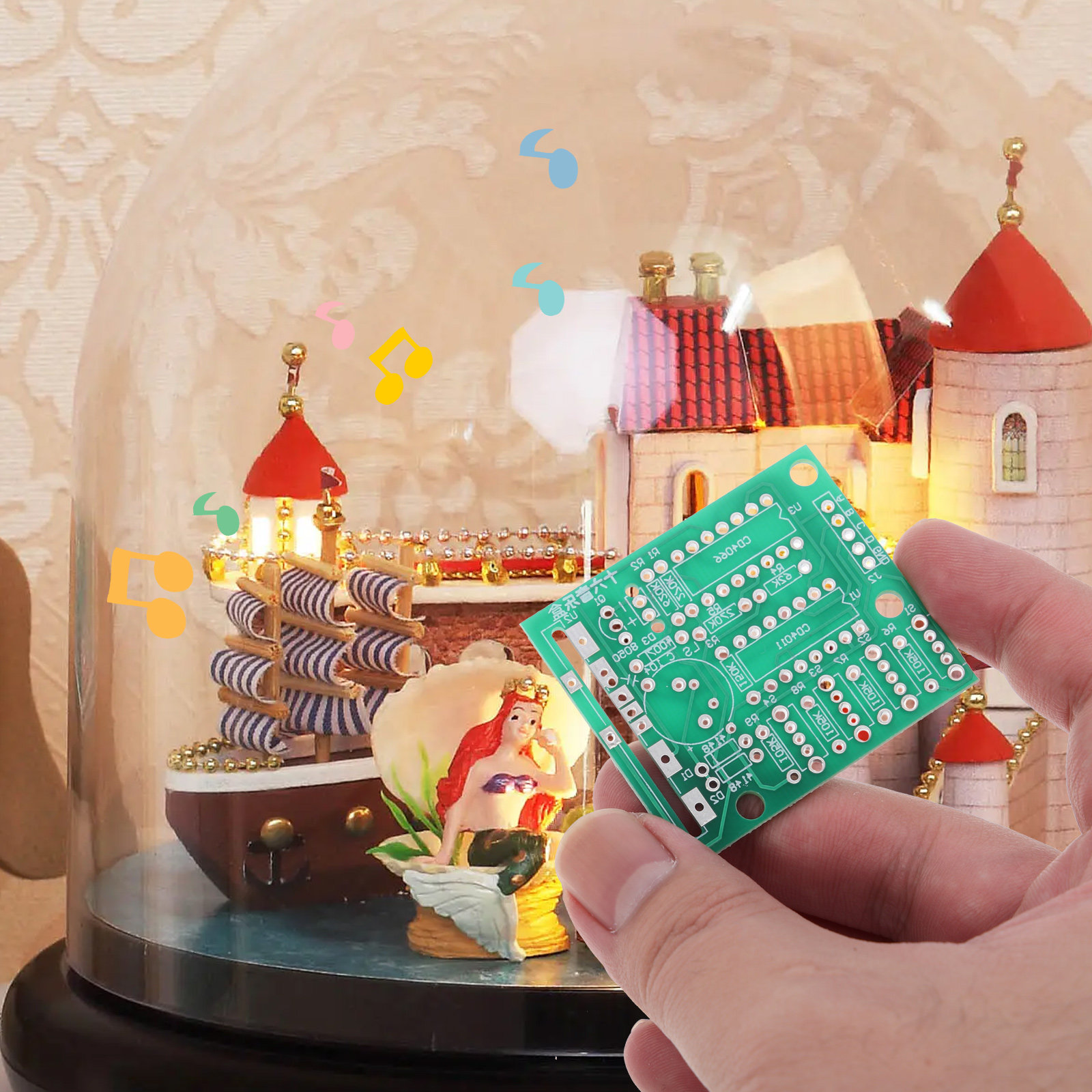 ชุดอุปกรณ์ประกอบกล่องดนตรี DIY - Diy Electronics Box บทวิจารณ์และราคา