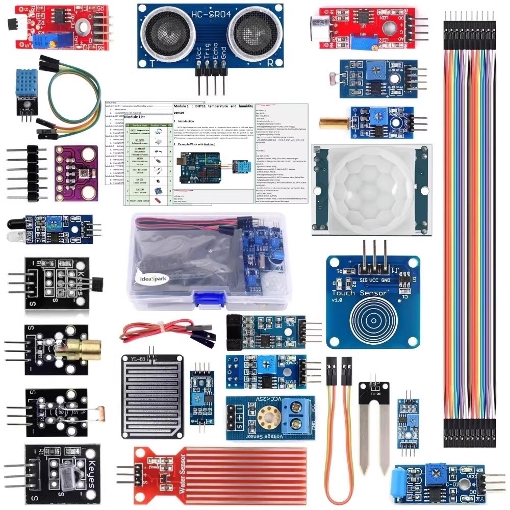 ชุดโมดูลเซ็นเซอร์22ใน1สำหรับผู - Diy Audio Electronics Kit บทวิจารณ์และราคา