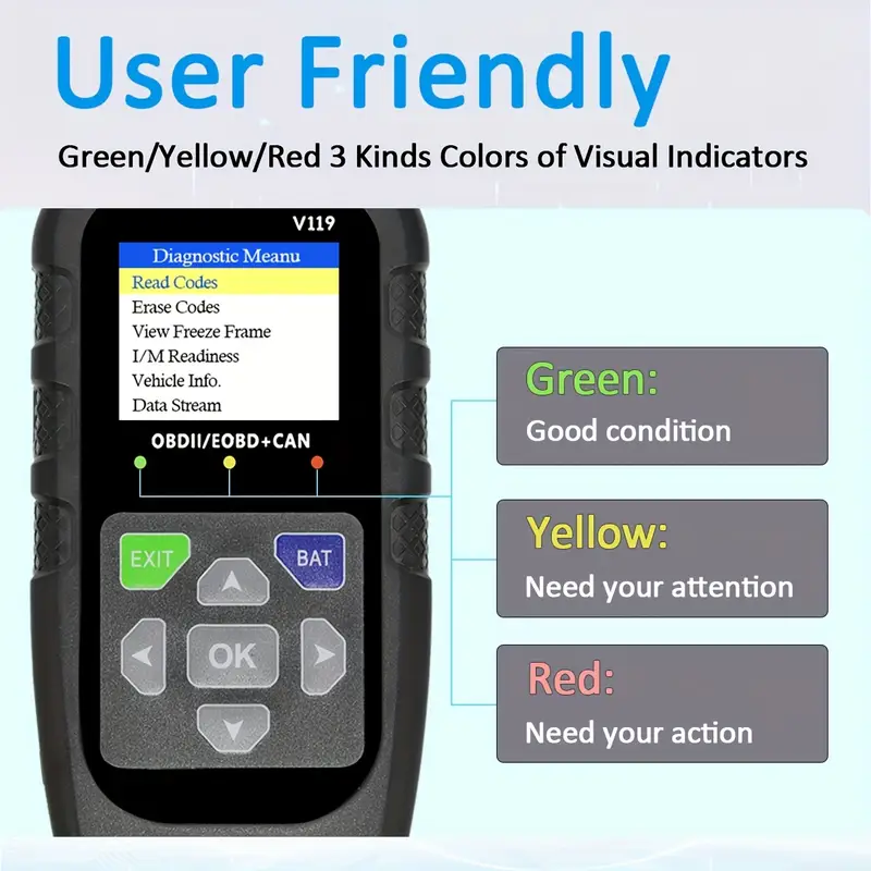 เครื่องอ่านโค้ด OBD2 รุ่น V119 - Logic Analyzer Usb บทวิจารณ์และราคา