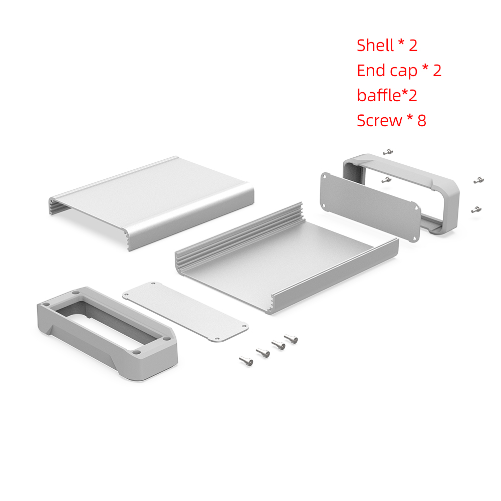 อลูมิเนียมอิเล็กทรอนิกส์กล่อง  - Diy Electronics Box บทวิจารณ์และราคา