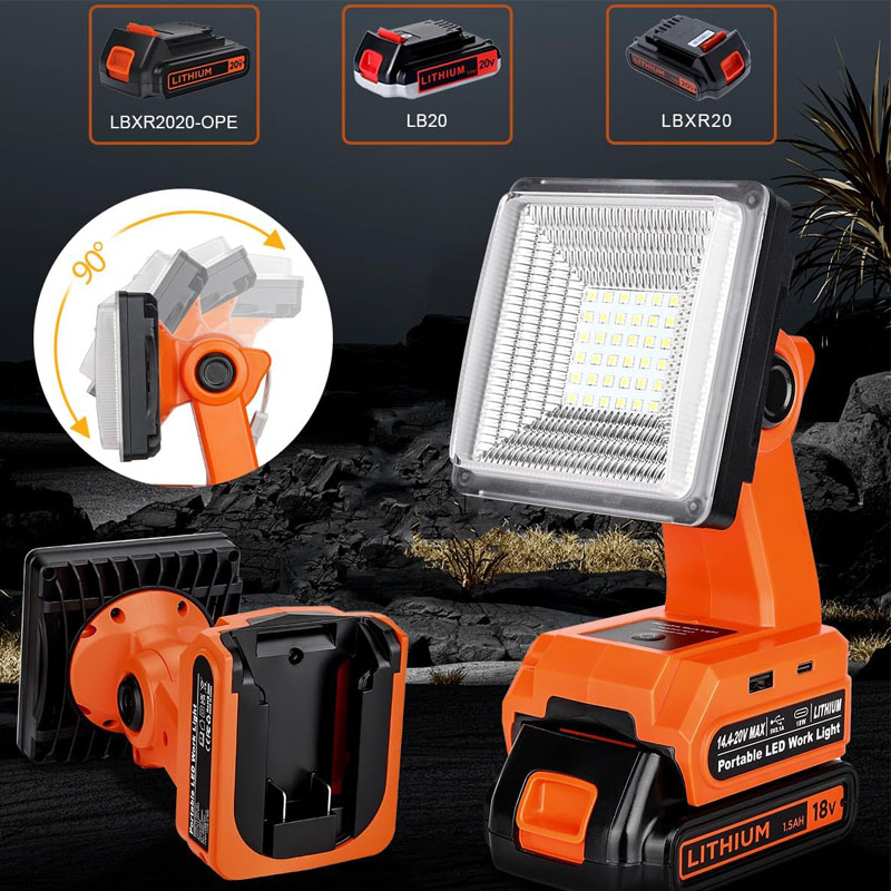 โคมไฟเครื่องมือ LED 4นิ้วสำหรั - Black+Decker Tool Cordless บทวิจารณ์และราคา