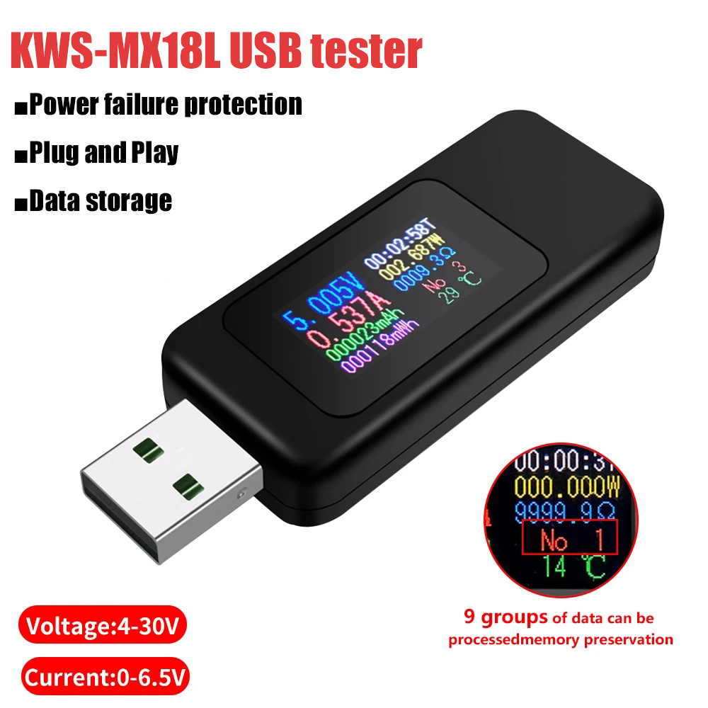 10 in 1 USB Tester DC Digital  - Logic Analyzer Usb บทวิจารณ์และราคา