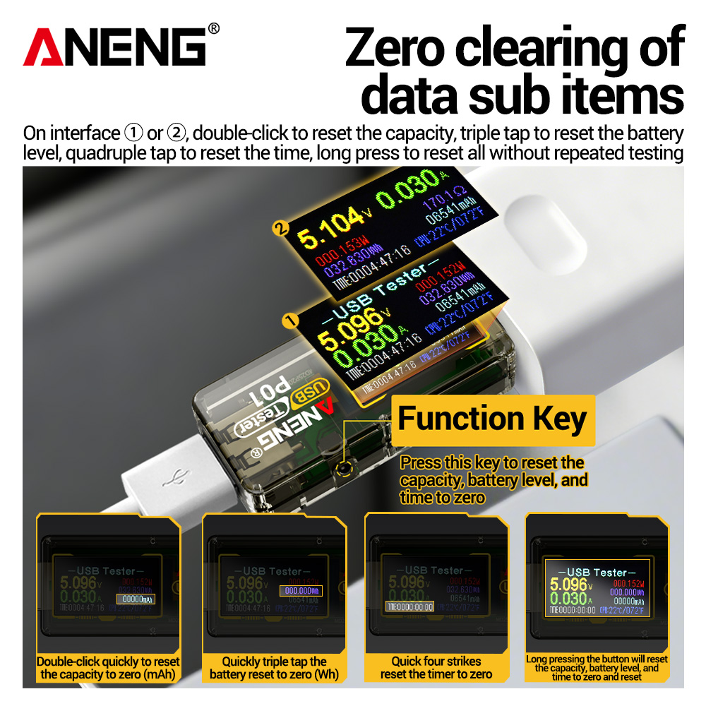 เครื่องทดสอบ USB รุ่น ANENG P0 - Logic Analyzer Usb บทวิจารณ์และราคา